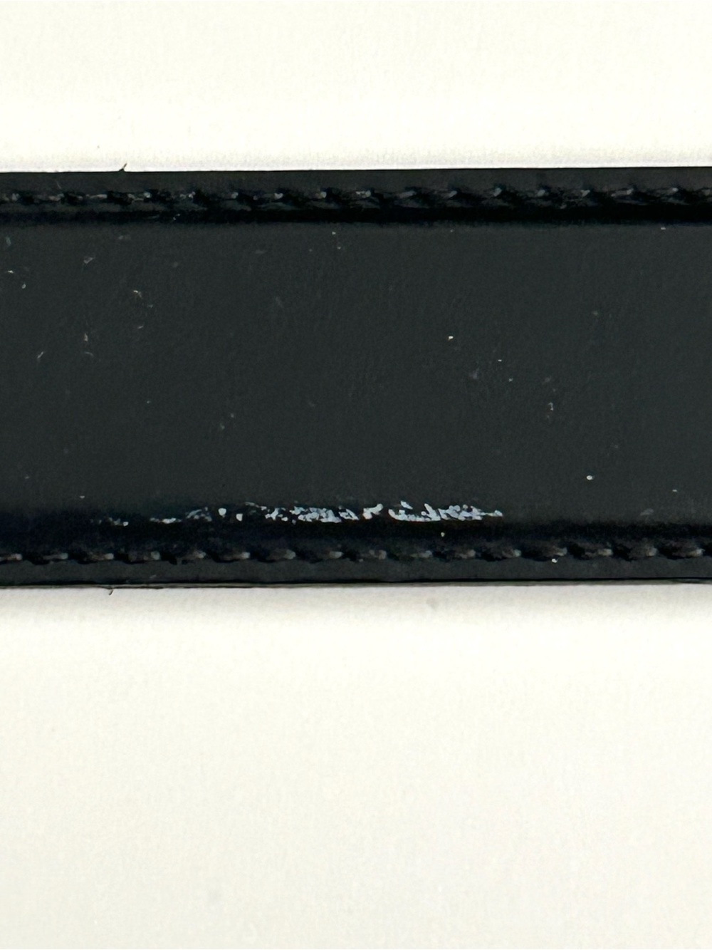 Gucci Square G Logo Buckle Leather Belt Black - Size 38 - Mens - Picture 6 of 11